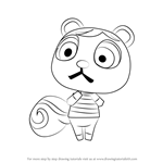 How to Draw Caroline from Animal Crossing