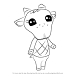 How to Draw Chevre from Animal Crossing