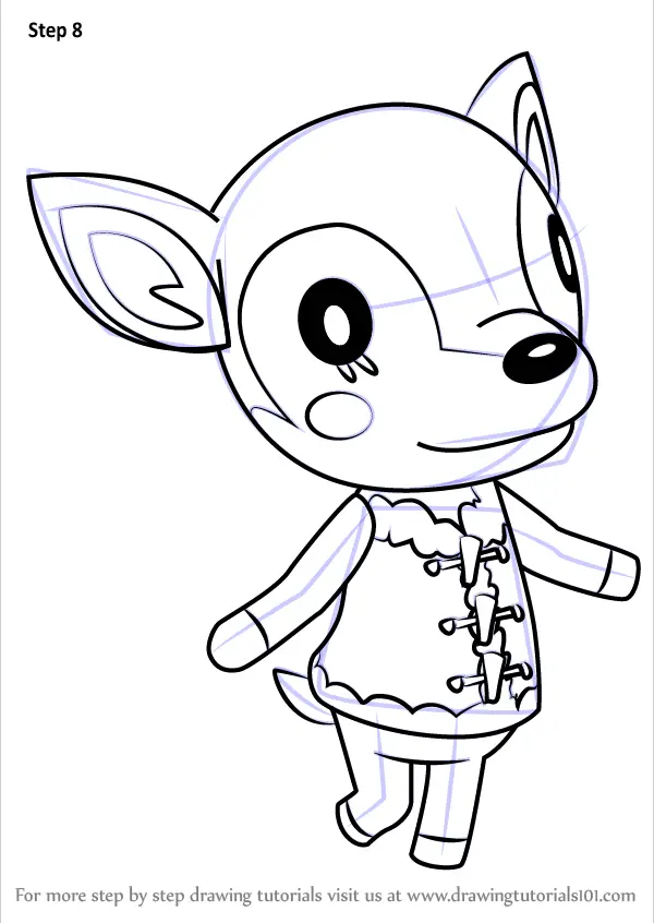 Learn How to Draw Fauna from Animal Crossing (Animal Crossing) Step by