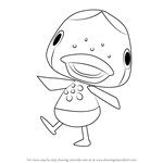 How to Draw Freckles from Animal Crossing