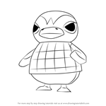 How to Draw Friga from Animal Crossing