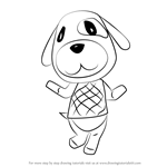 How to Draw Goldie from Animal Crossing