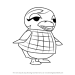 How to Draw Gwen from Animal Crossing