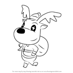 How to Draw Jingle from Animal Crossing