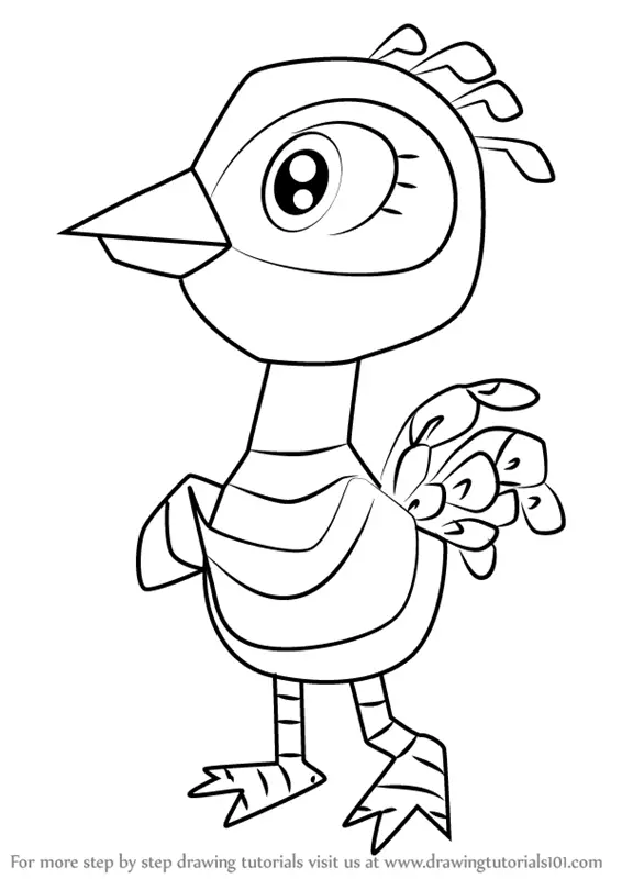 Learn How to Draw Julia from Animal Crossing (Animal Crossing) Step by Step : Drawing Tutorials