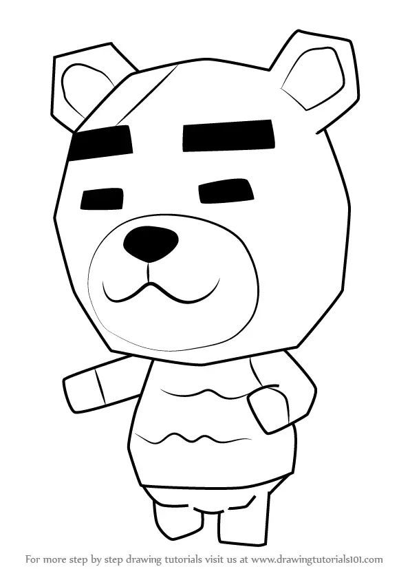 Step by Step How to Draw Murphy from Animal Crossing ...