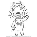 How to Draw Rory from Animal Crossing