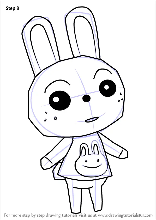 Learn How to Draw Ruby from Animal Crossing (Animal Crossing) Step by ...