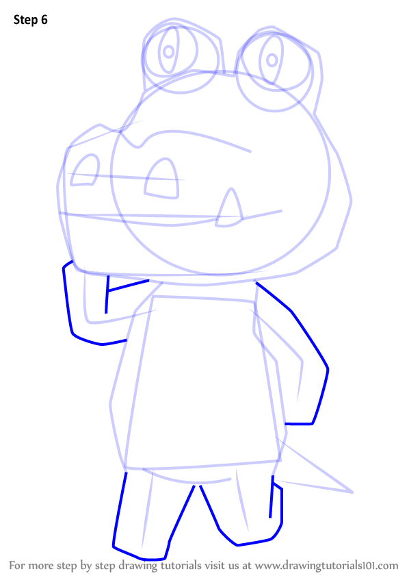 Learn How to Draw Sly from Animal Crossing (Animal Crossing) Step by ...