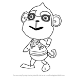 How to Draw Tammi from Animal Crossing