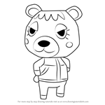 How to Draw Tammy from Animal Crossing