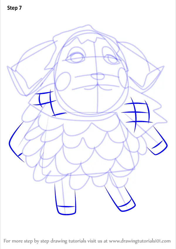 Learn How to Draw Timbra from Animal Crossing (Animal Crossing) Step by