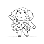 How to Draw Wendy from Animal Crossing