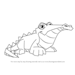 How to Draw Crocodile from Animal Jam