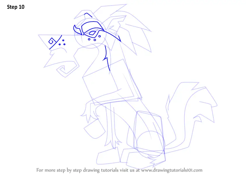 Learn How to Draw Greely from Animal Jam (Animal Jam) Step by Step
