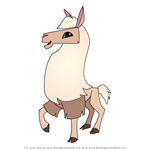 How to Draw Llama from Animal Jam