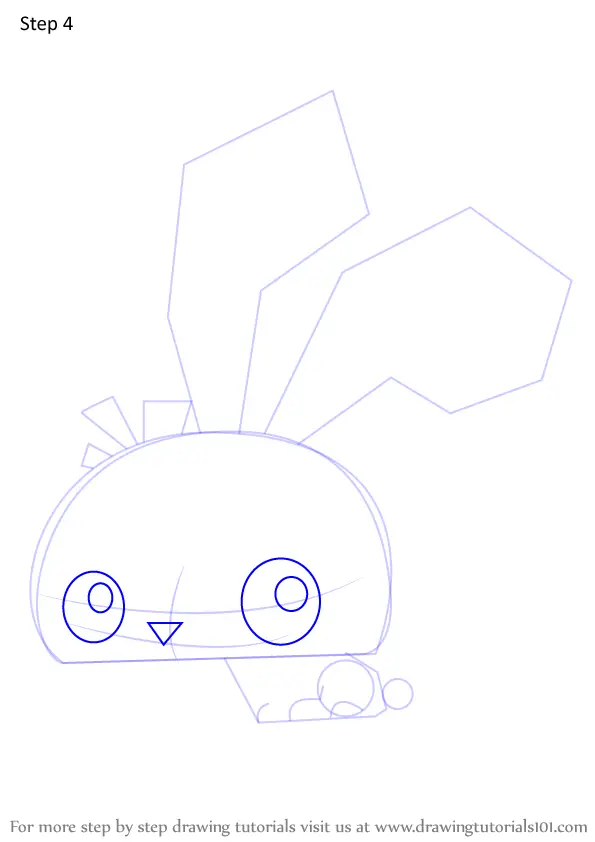 Learn How to Draw Pet Bunny from Animal Jam (Animal Jam) Step by Step