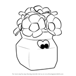 How to Draw Flower Urns from Banjo-Kazooie