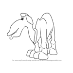How to Draw Gobi the Camel from Banjo-Kazooie