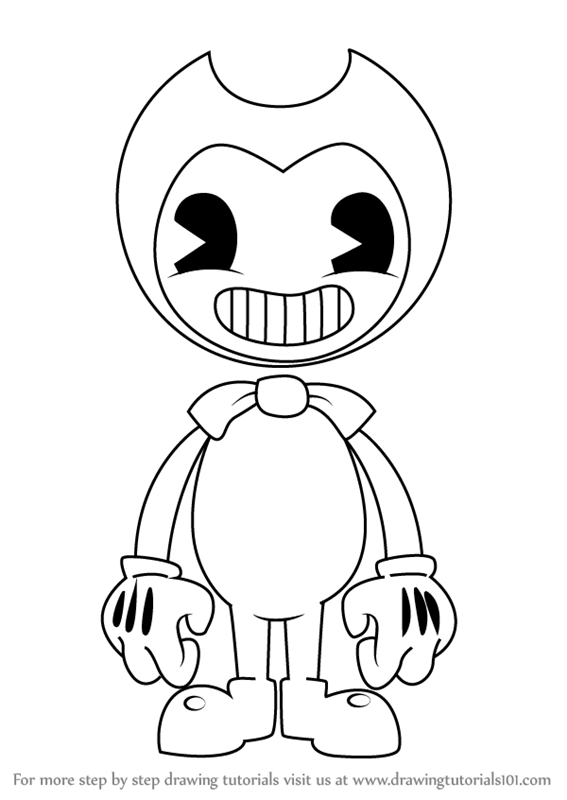 Learn How to Draw Bendy from Bendy and the Ink Machine (Bendy and the