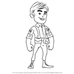 How to Draw Villager from Boom Beach