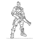 How to Draw Axton from Borderlands