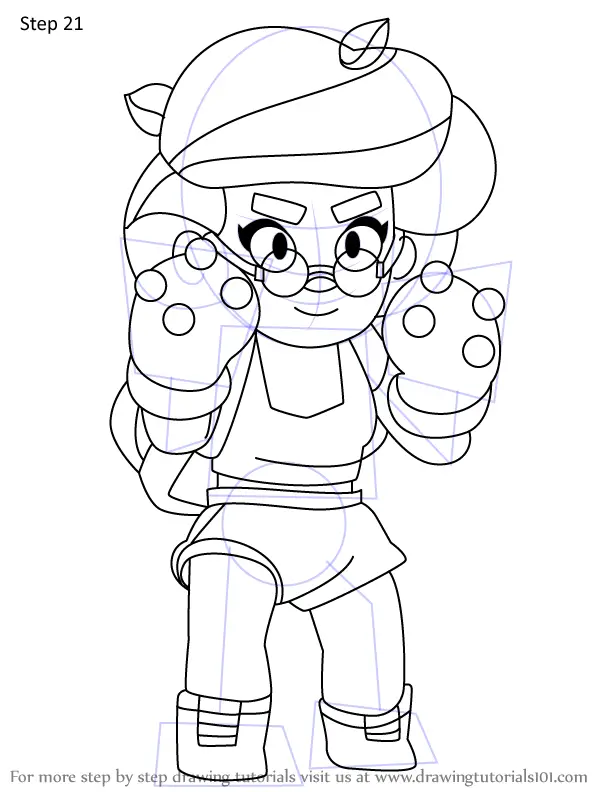 Coloriage Brawl Stars Rosa Images And Photos Finder
