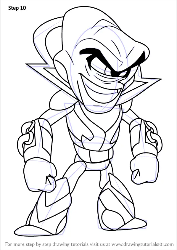 Learn How to Draw Lord Vraxx from Brawlhalla (Brawlhalla) Step by Step Drawing Tutorials