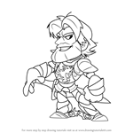 How to Draw Sir Roland from Brawlhalla