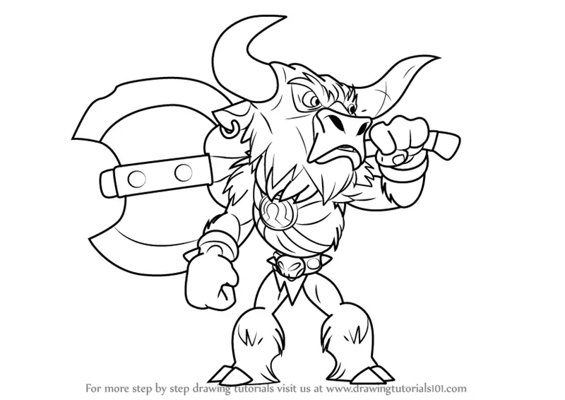 Learn How to Draw Teros from Brawlhalla (Brawlhalla) Step by Step ...