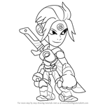 How to Draw Val from Brawlhalla