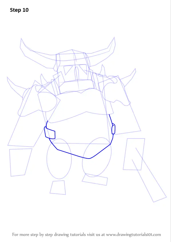 Learn How to Draw Pekka from Clash of the Clans (Clash of the Clans