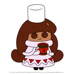 How to Draw Cocoa Cookie from Cookie Run Kingdom