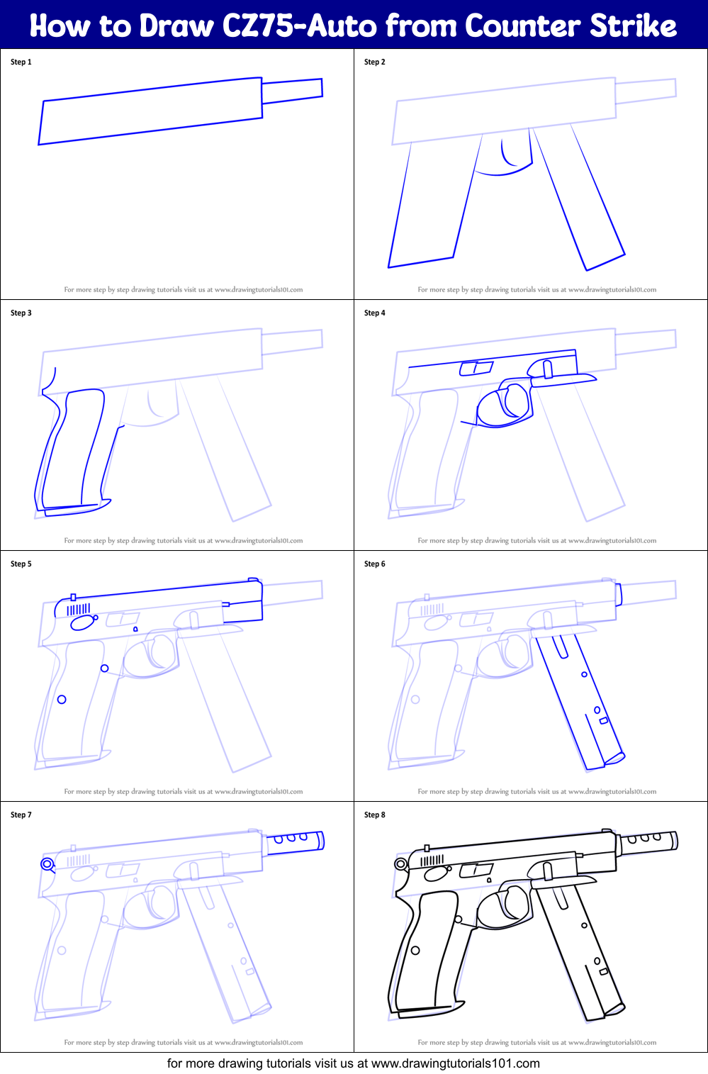 Cz 75 чертеж