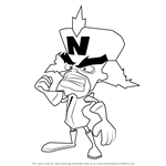 How to Draw Doctor Neo Cortex from Crash Bandicoot