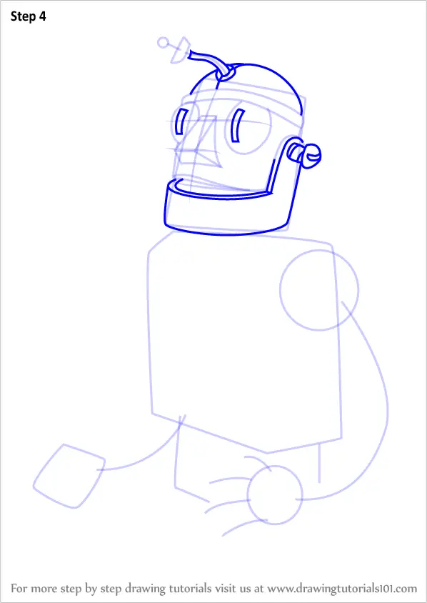 Step by Step How to Draw Dr. Kahl's Robot from Cuphead ...