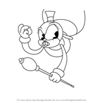 How to Draw Rumor Honeybottoms from Cuphead