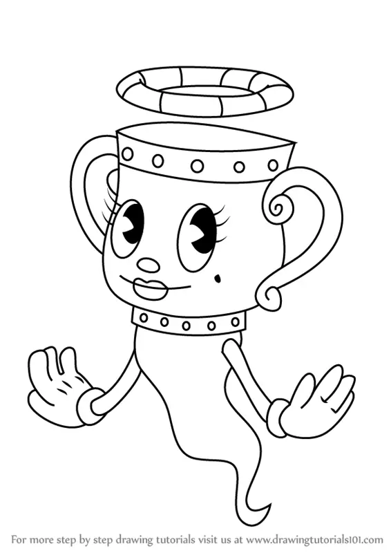 Learn How to Draw The Legendary Chalice from Cuphead (Cuphead) Step by