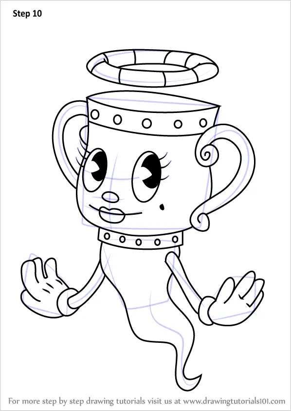 Learn How to Draw The Legendary Chalice from Cuphead (Cuphead) Step by