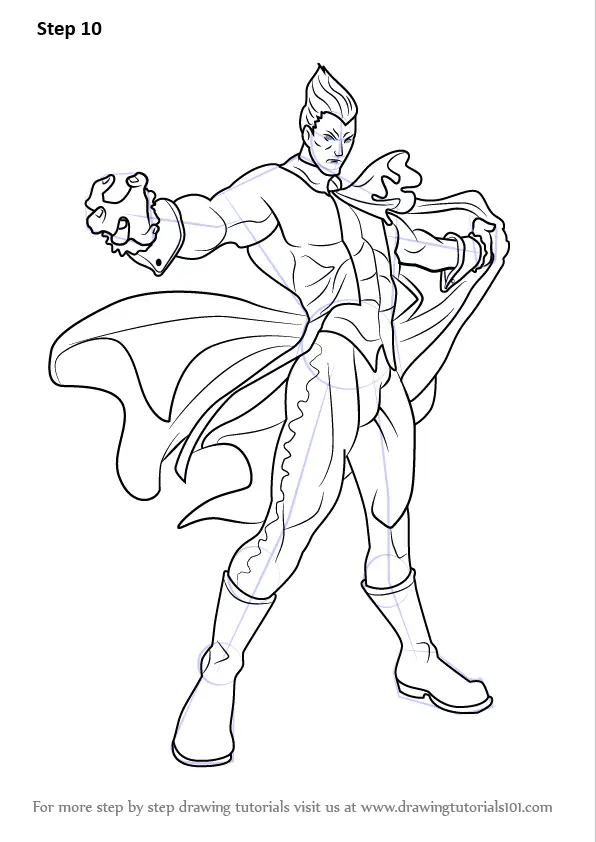 Learn How to Draw Demitri Maximoff from Darkstalkers (Darkstalkers ...