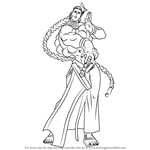 How to Draw Donovan Baine from Darkstalkers