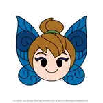 How to Draw Electrical Parade Tinker Bell from Disney Emoji Blitz