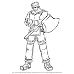 How to Draw Bartre from Fire Emblem