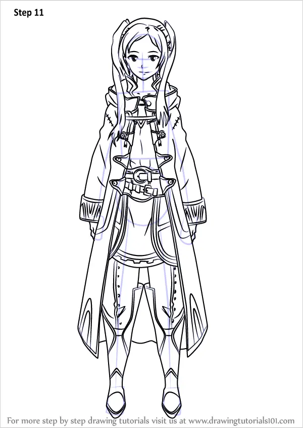 Learn How to Draw Robin F from Fire Emblem (Fire Emblem) Step by Step ...