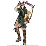 How to Draw Shinon from Fire Emblem