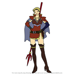 How to Draw Vaida from Fire Emblem