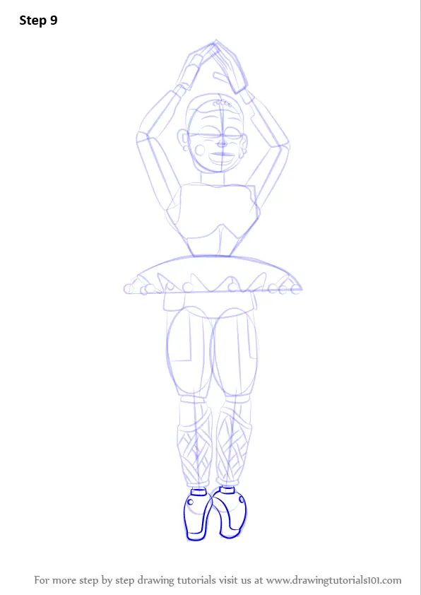 Learn How to Draw Ballora from Five Nights at Freddy's (Five Nights at