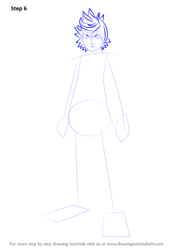 Learn How to Draw Ventus from Kingdom Hearts (Kingdom Hearts) Step by