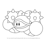 How to Draw Iron Mam from Kirby
