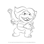 How to Draw Ludwig von Koopa from Koopalings
